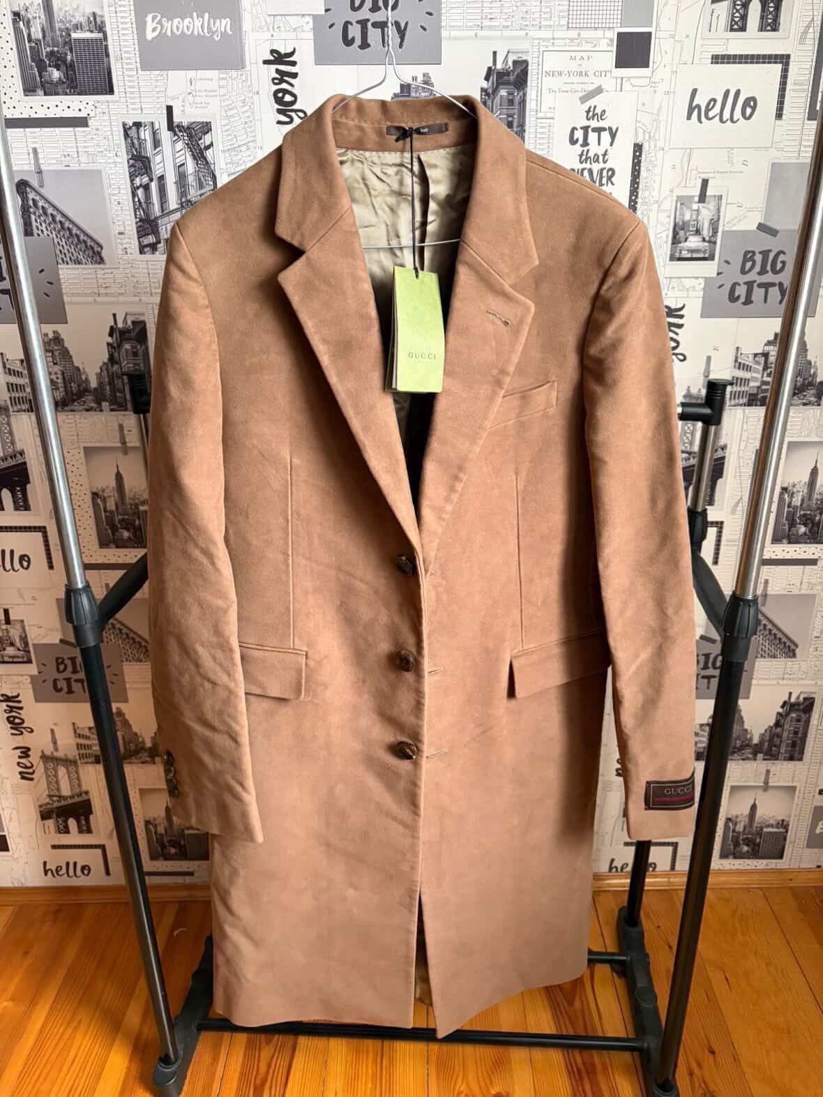 Gucci Gucci mens single breasted coat Size US L / EU 52-54 / 3 - 1 Thumbnail