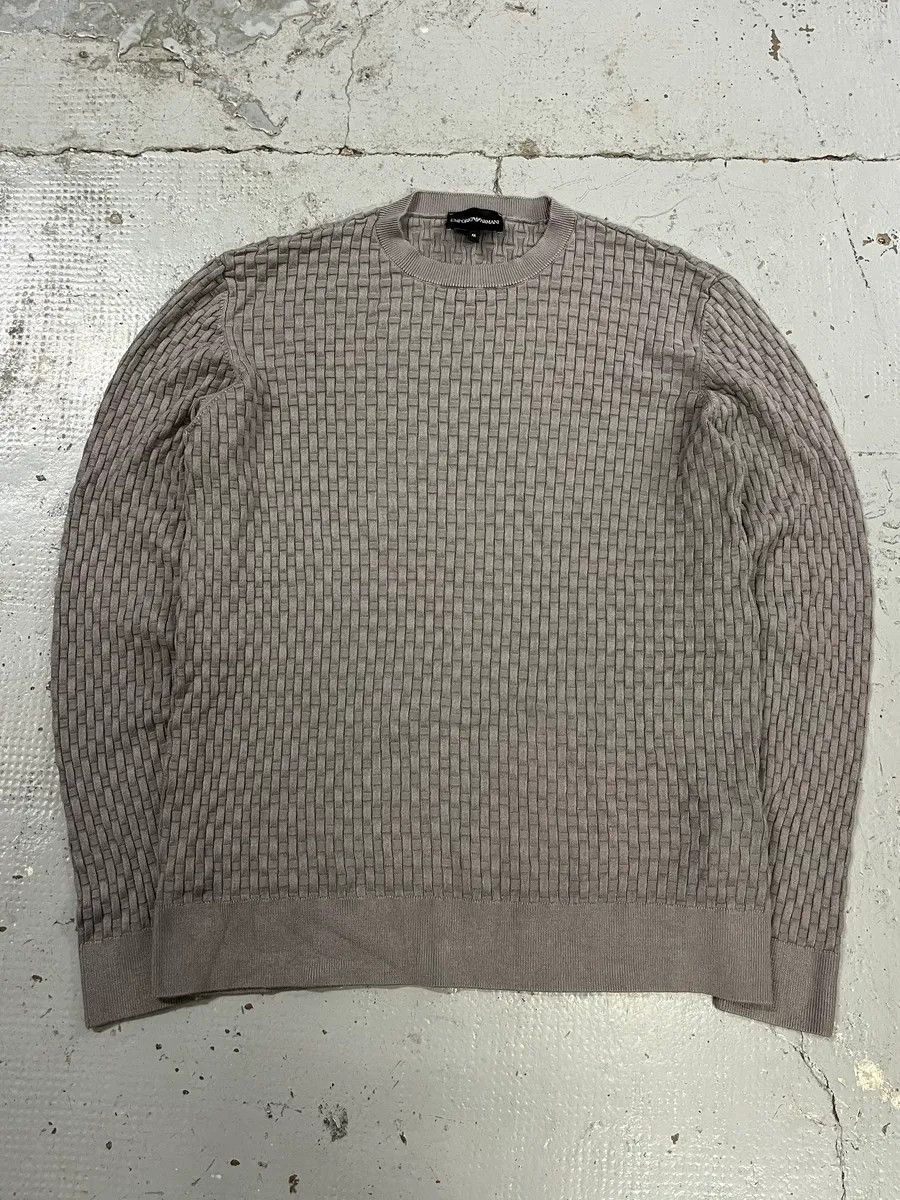 Emporio Armani AW2021 Emporio Armani Woven Grey Sweat Size US M / EU 48-50 / 2 - 3 Thumbnail