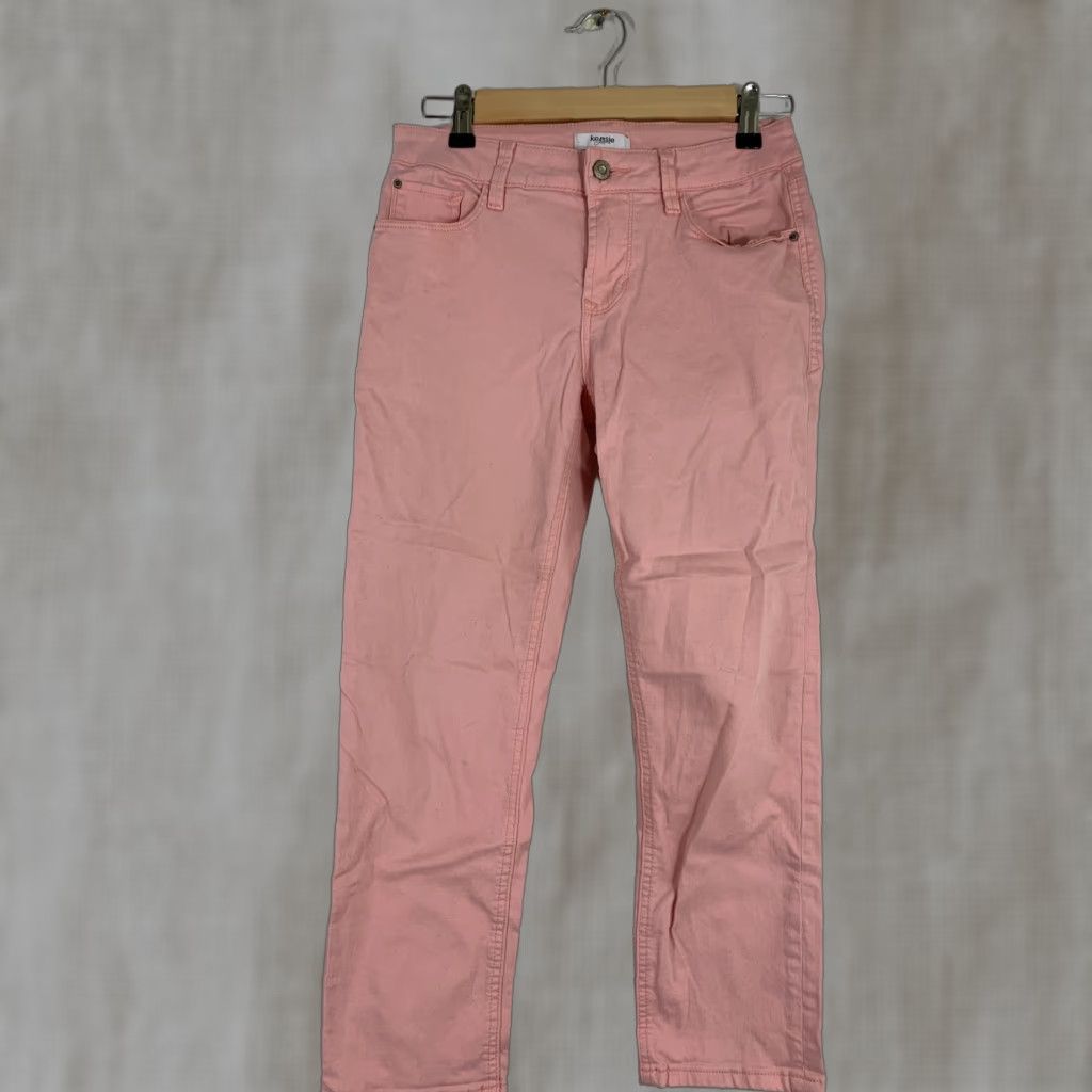 Vintage Kensie Jeans Capri Pink Stretch 28x24 2/26 Midrise Straight Leg Womens Jeans 28 Inseam 24 Memorial? Size 26" / US 2 / IT 38 - 1 Thumbnail