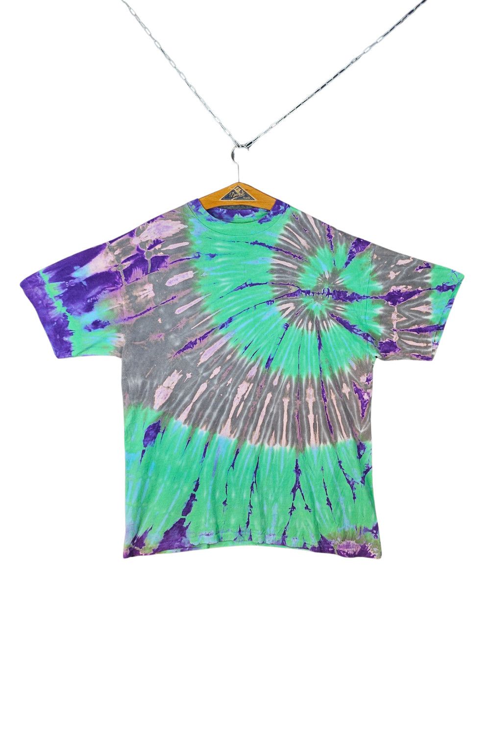 1990s Destination Designs Tie-Dye Spiral Tee – USA