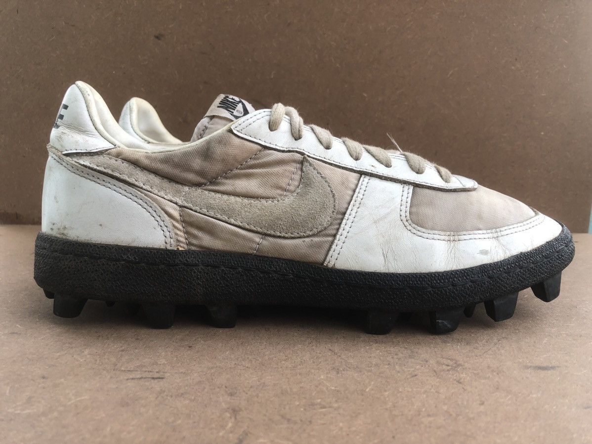 Nike × Vintage Vtg 1983 Nike White Leather Sneakers Size 9.5 Made In Korea Size US 9.5 / IT 39.5 - 3 Thumbnail