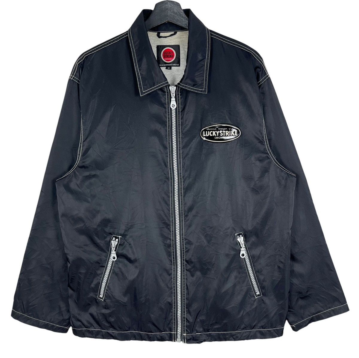 Vintage Lucky Strike Zipper Light Jacket