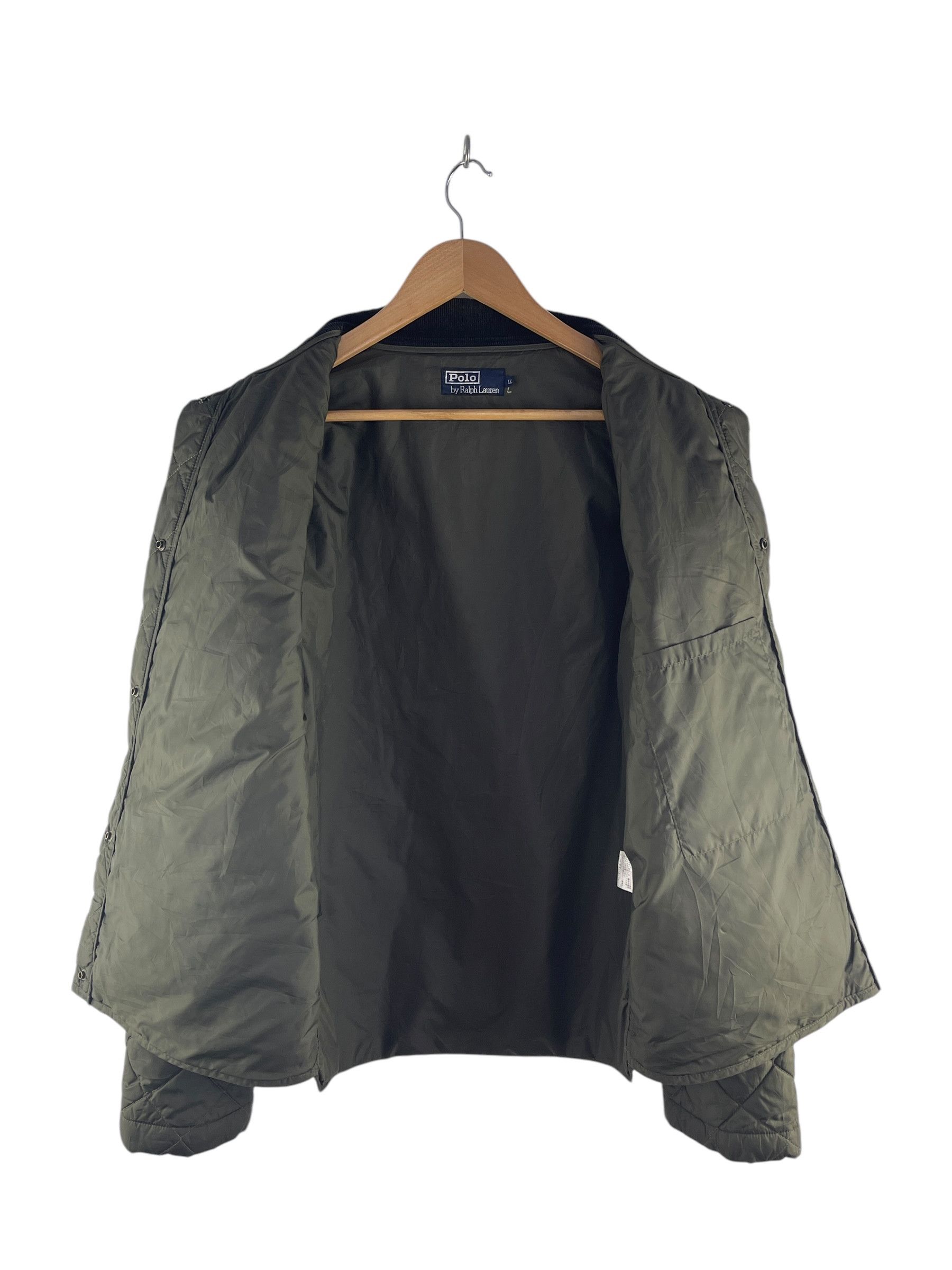 Polo Ralph Lauren Vintage Polo Ralph Lauren Quilted Jacket Size US L / EU 52-54 / 3 - 3 Thumbnail