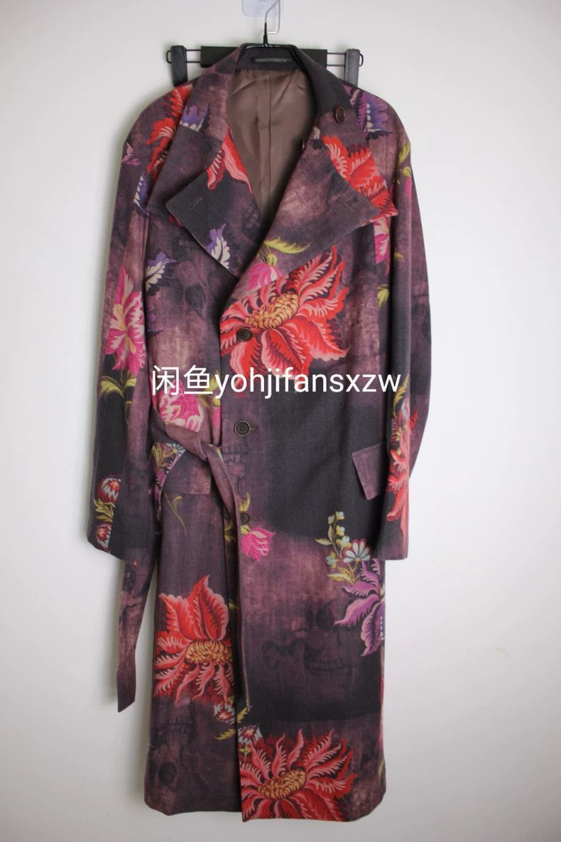 Yohji Yamamoto yohji yamamoto 14aw Skeleton flower coat yohji-2505 Size US S / EU 44-46 / 1 - 1 Thumbnail