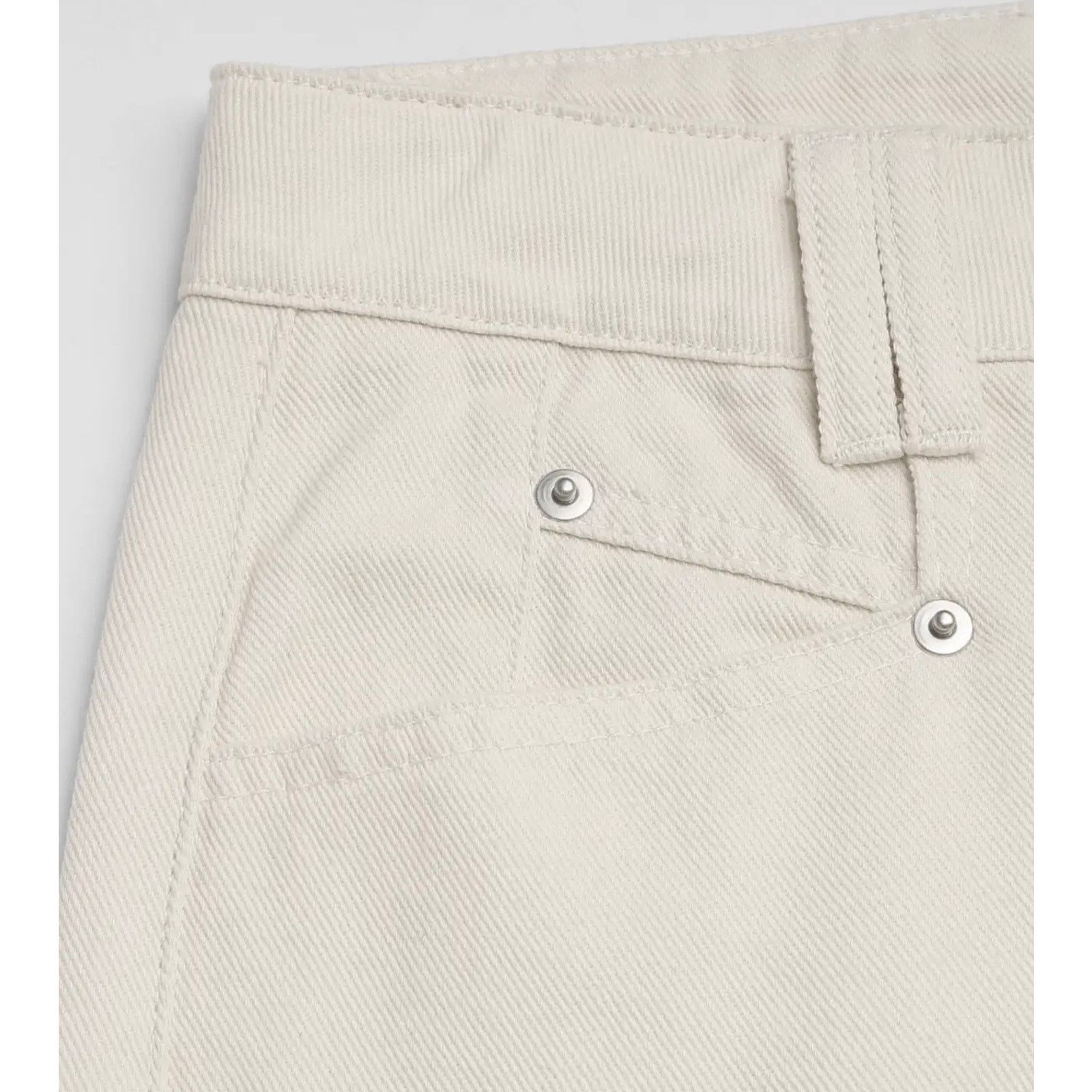 Cider Cider Women’s Small White Denim High Waist Wide Leg Jeans Size 28" / US 6 / IT 42 - 5 Thumbnail