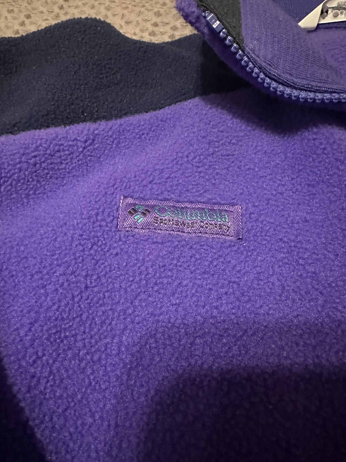 Columbia × Vintage 90s Retro Columbia Zip Up Fleece Size US M / EU 48-50 / 2 - 3 Thumbnail