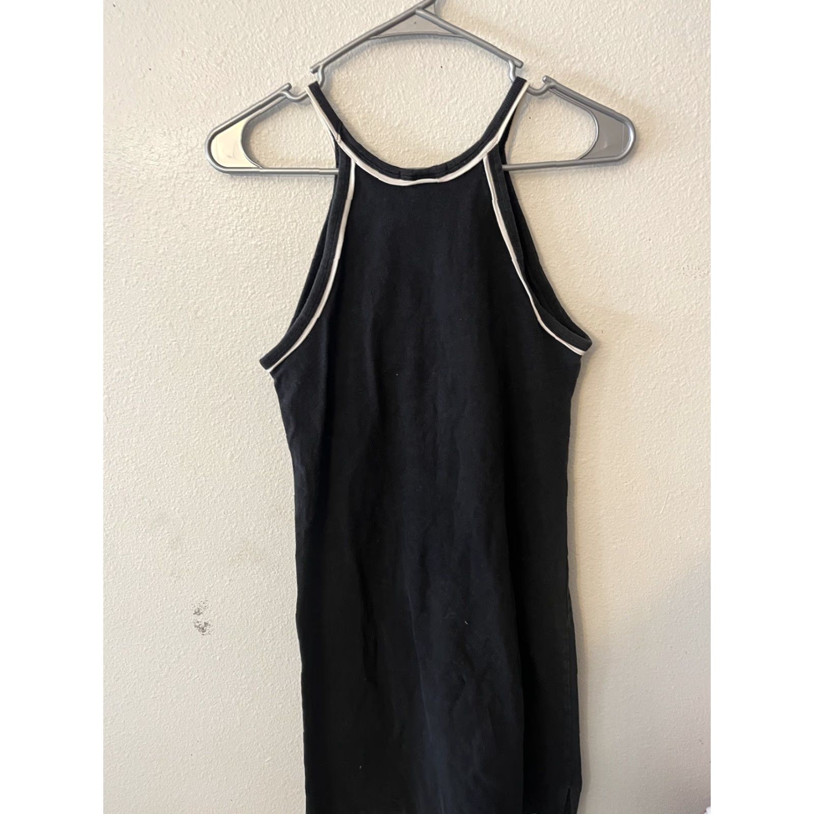 Gap GAP Women's Dress Tank Dress Long Stretch Scoop Back Black XS Womens Size XS / US 0-2 / IT 36-38 - 2 Thumbnail