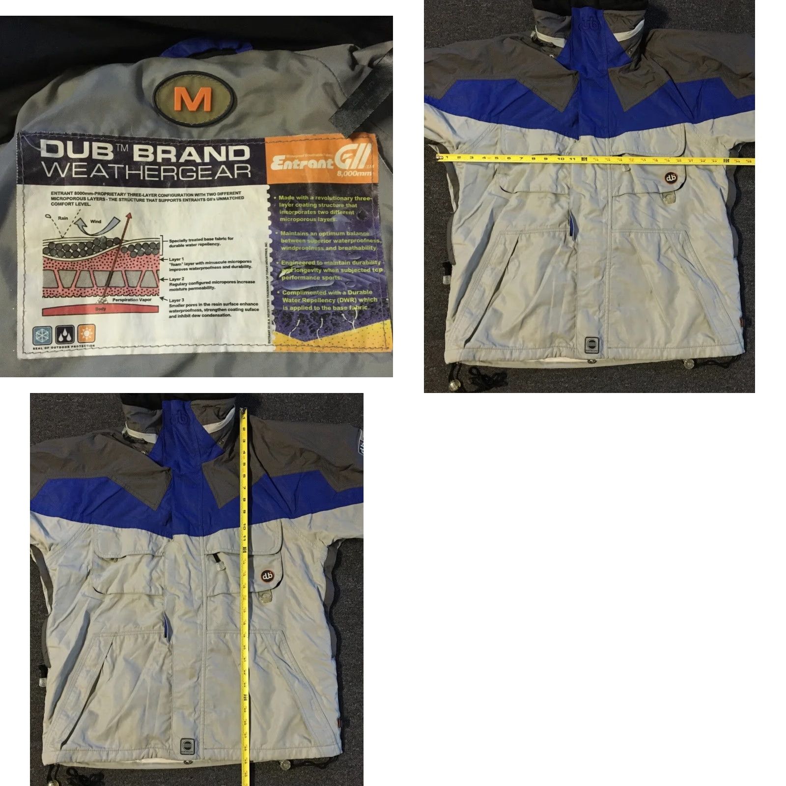 J Brand Vtg 90s Dub Brand Weathergear Jacket M Snowboard Droors DC Shoes Skate Kalis Ski Shirt? Size US M / EU 48-50 / 2 - 10 Thumbnail