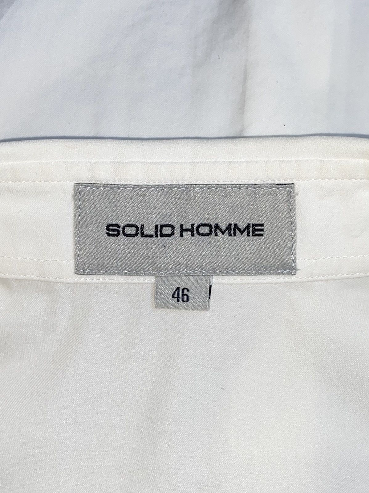 Solid Homme × Wooyoungmi SOLID HOMME White Shirt Size US XS / EU 42 / 0 - 7 Thumbnail