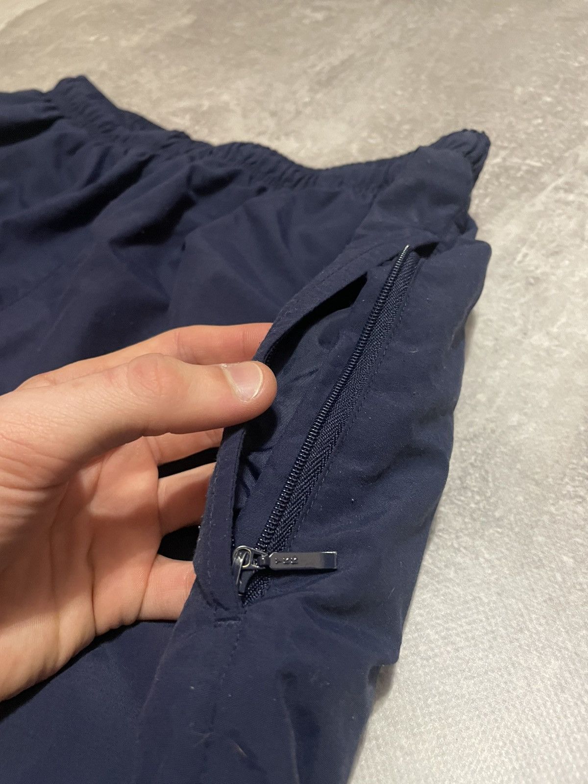 Nike Vintage Nike Parachute Nylon Track Pants Navy Blue Size M Size US 32 / EU 48 - 6 Thumbnail