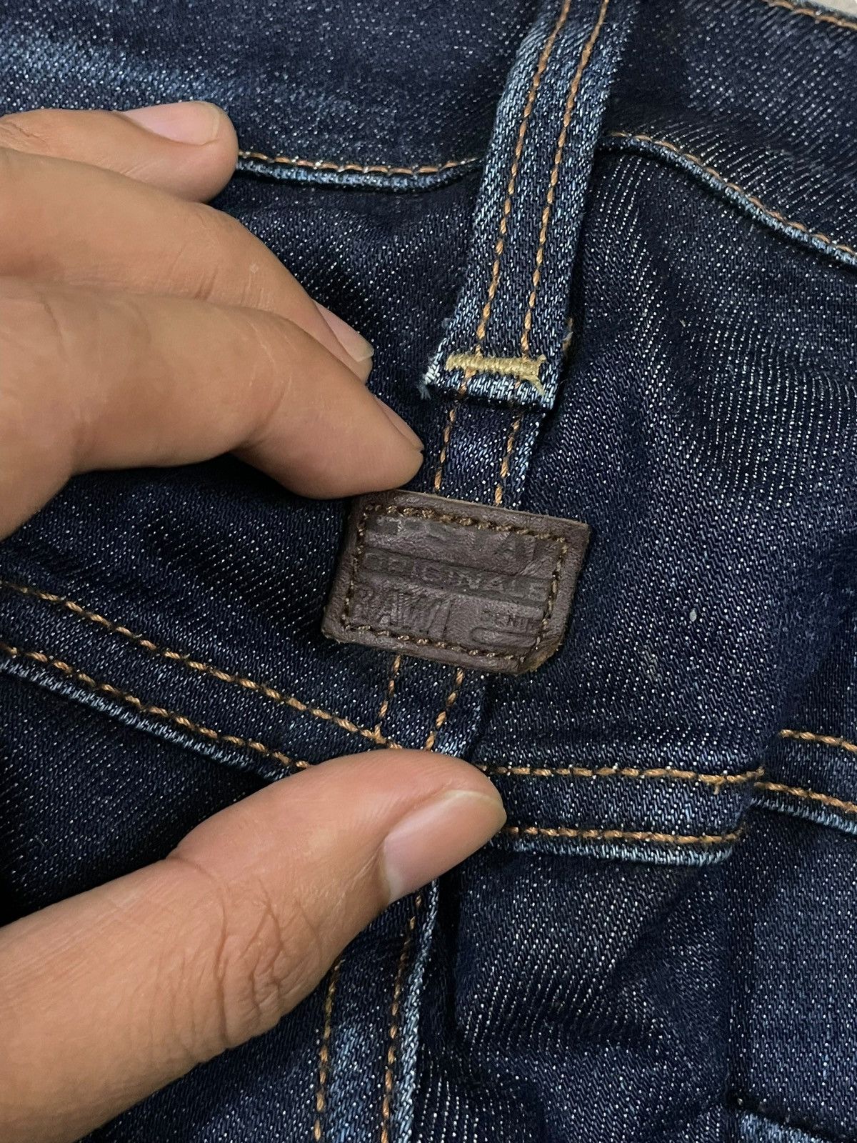 G-Star Vintage G Star Raw Double Knee Denim Pad Biker Pants Jeans Size US 33 - 11 Thumbnail