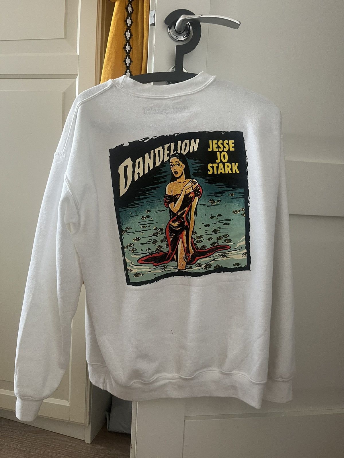 Deadly Doll Jesse Jo Stark White Crewneck Size US M / EU 48-50 / 2 - 2 Thumbnail