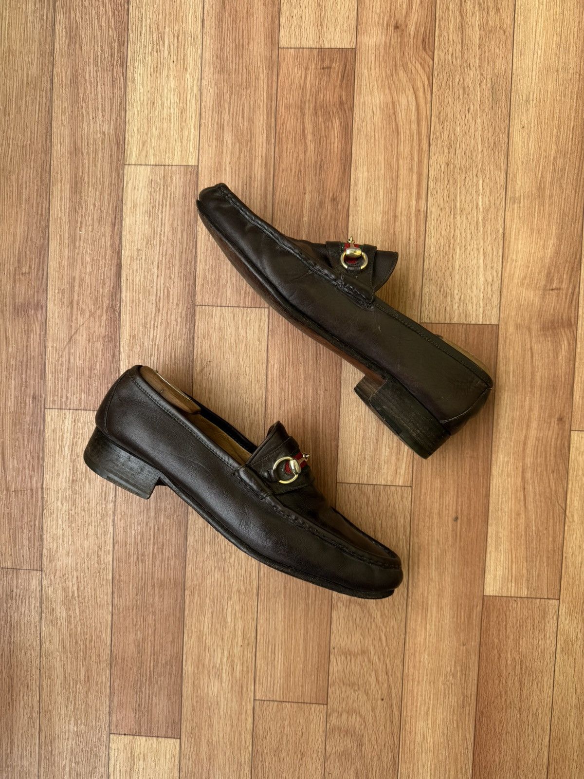 Gucci Gucci vintage horsebit leather shoes Size US 11.5 / EU 44-45 - 10 Thumbnail
