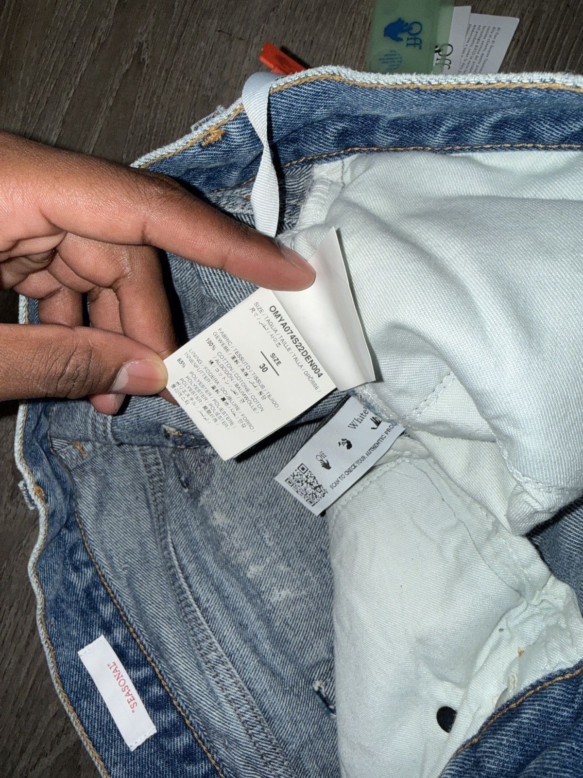 Off-White OFF WHITE JEANS Size US 30 / EU 46 - 7 Thumbnail