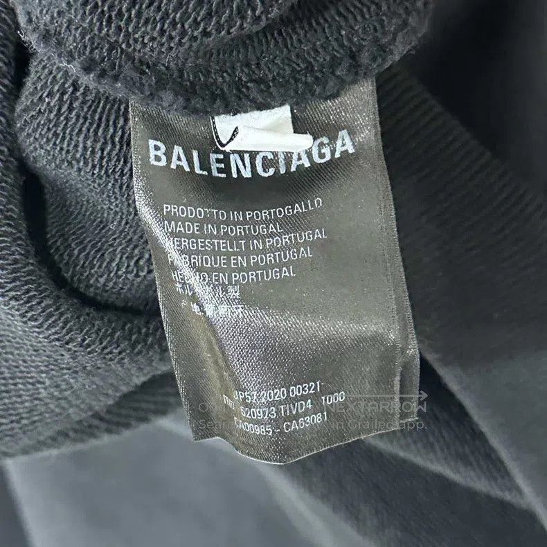 Balenciaga Balenciaga Classic GW Printed Hoodie Size US S / EU 44-46 / 1 - 4 Thumbnail