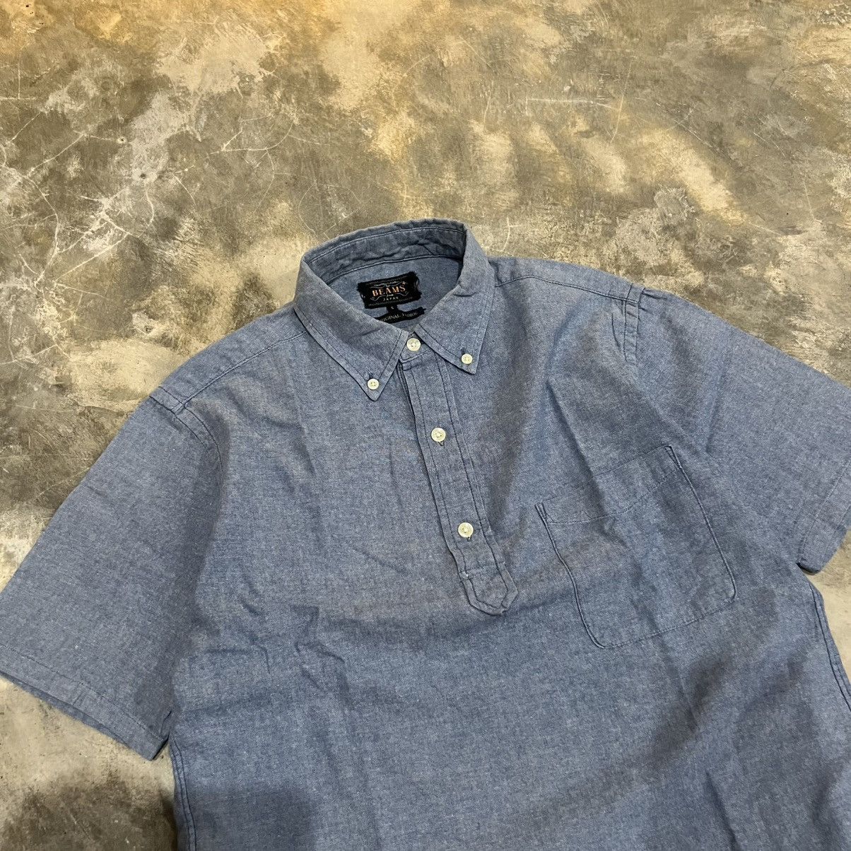 Beams Plus Beams Plus Half Button Shirt Size US S / EU 44-46 / 1 - 2 Thumbnail