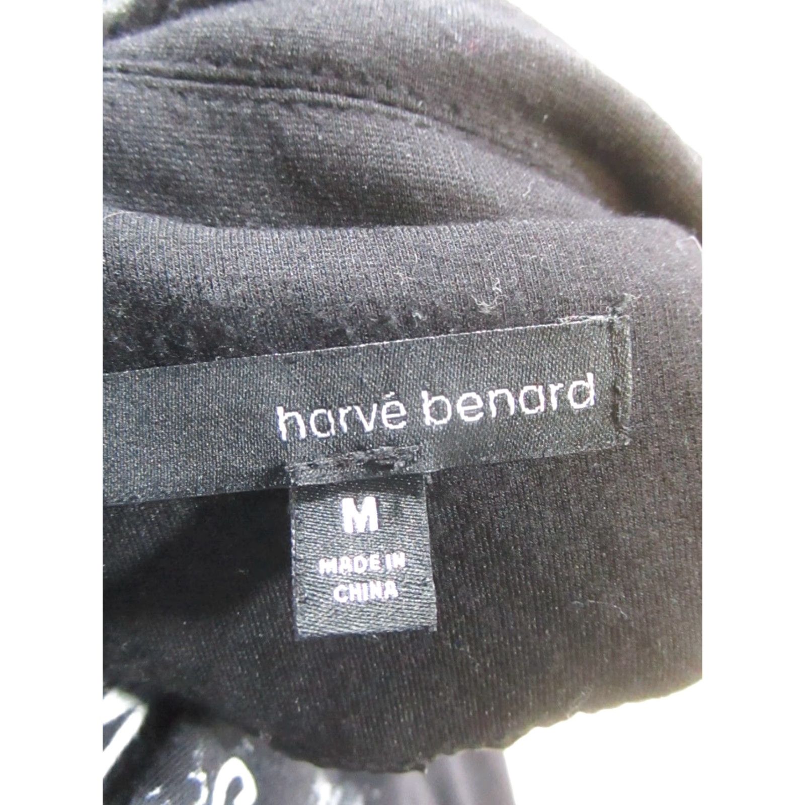 Vintage Harve Benard Jacket Womens Medium Black Full Zip Size M / US 6-8 / IT 42-44 - 3 Thumbnail