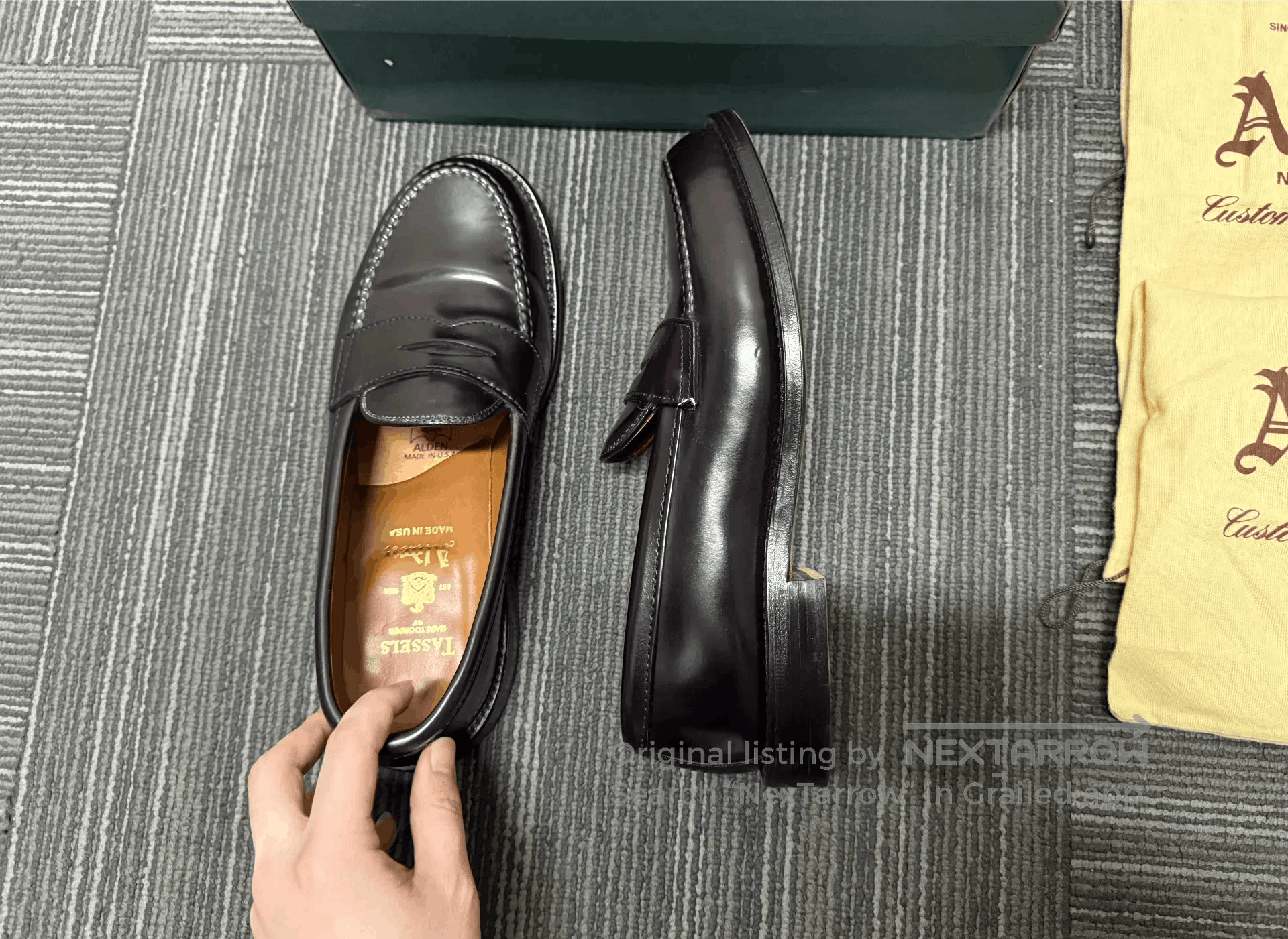 Alden Alden 986 Shell Cordovan Shoes. Size US 8 / EU 41 - 4 Thumbnail