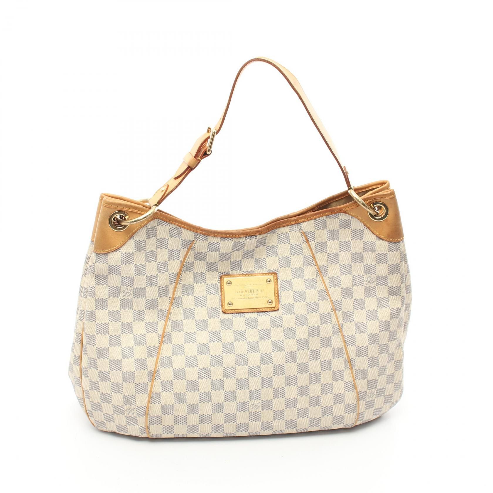 Louis Vuitton Louis Vuitton Galliera Gm Damier Azur Shoulder Bag Canvas Shoulder Bag N55216 in White, Women's