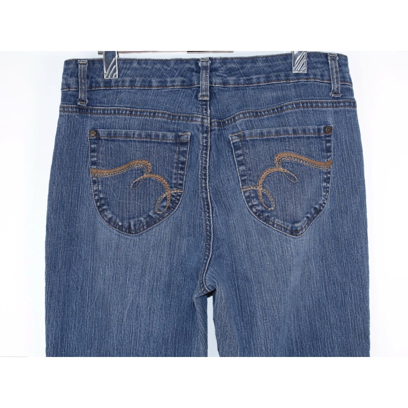 Nine West Nine West Jeans Bootcut Stretch Medium Wash Blue Women's 8 Regular 30x30 Ladies Size 8 Womens Jeans Size 30" / US 8 / IT 44 - 6 Thumbnail