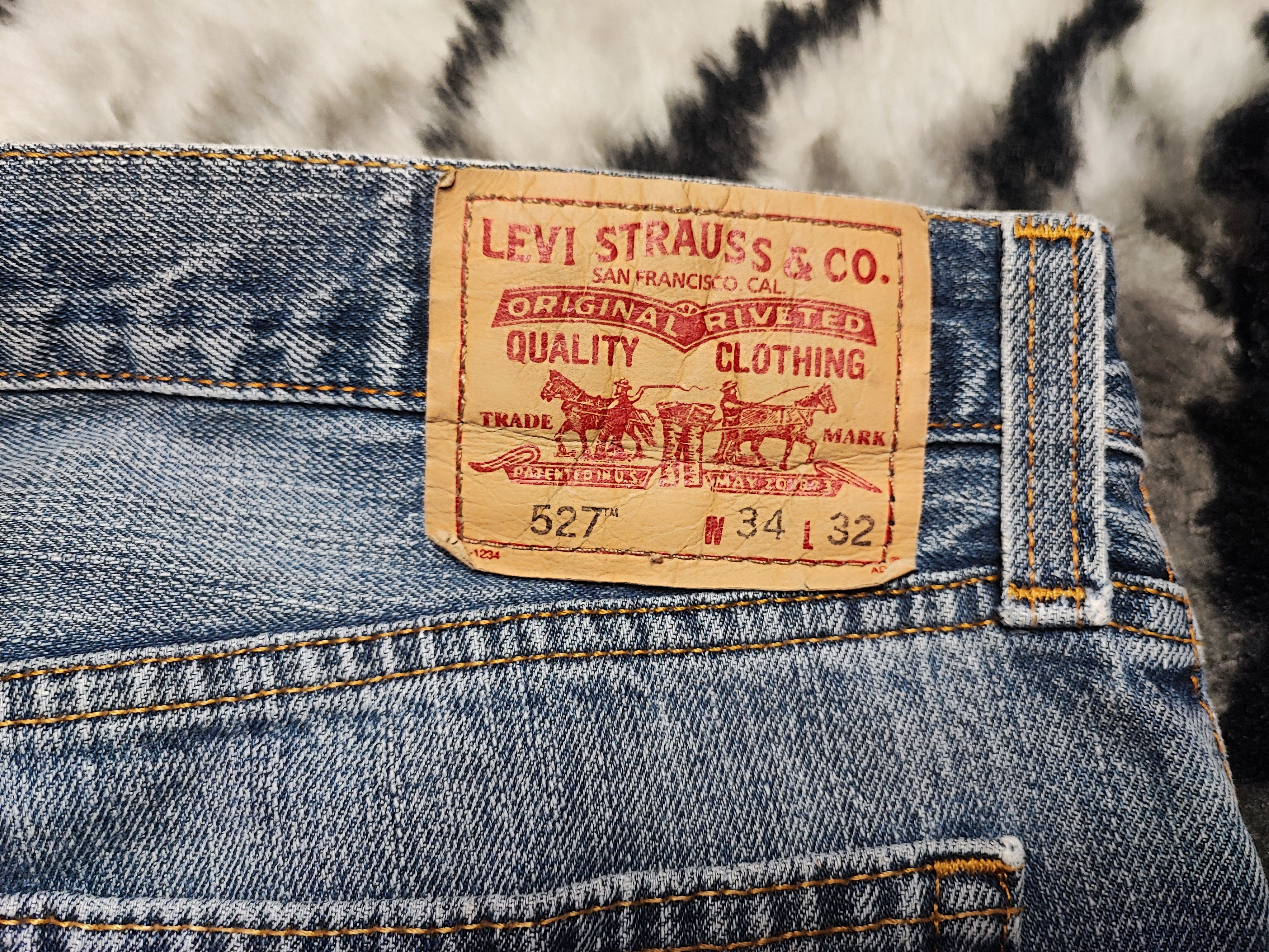 Levi's Levi's 527 Slim Bootcut Marbled Wash Y2K Skater Flare W34X31 Size US 34 / EU 50 - 13 Thumbnail