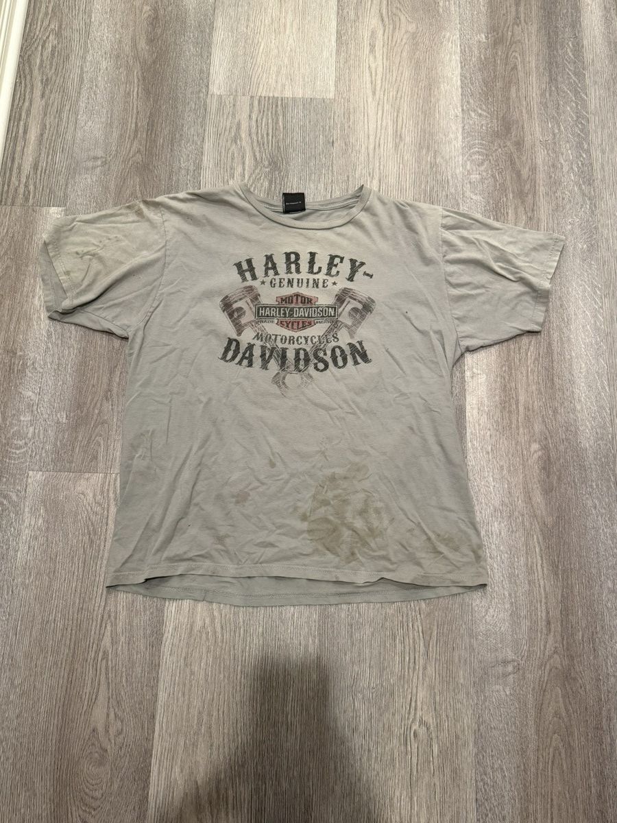 Harley Davidson Vintage 90s Harley Davidson San Antonio Biker Tee Size US L / EU 52-54 / 3 - 3 Thumbnail