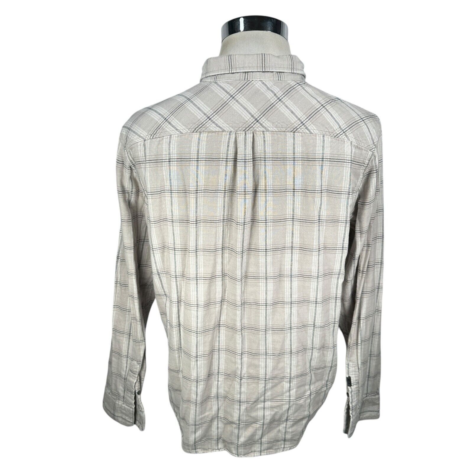 Oakley Oakley Flannel Shirt Mens L Light Beige Plaid Button-Down Size US L / EU 52-54 / 3 - 5 Thumbnail