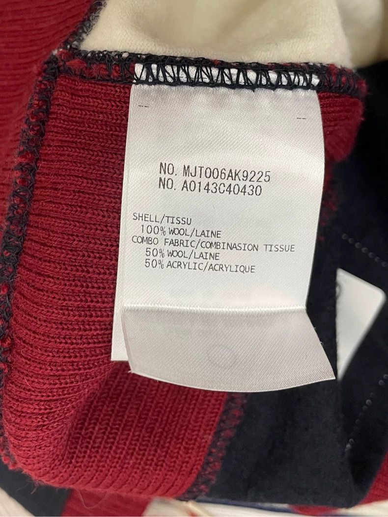 Thom Browne Thom browne Color-blocked four-striped round-neck wool swea Size US S / EU 44-46 / 1 - 7 Thumbnail