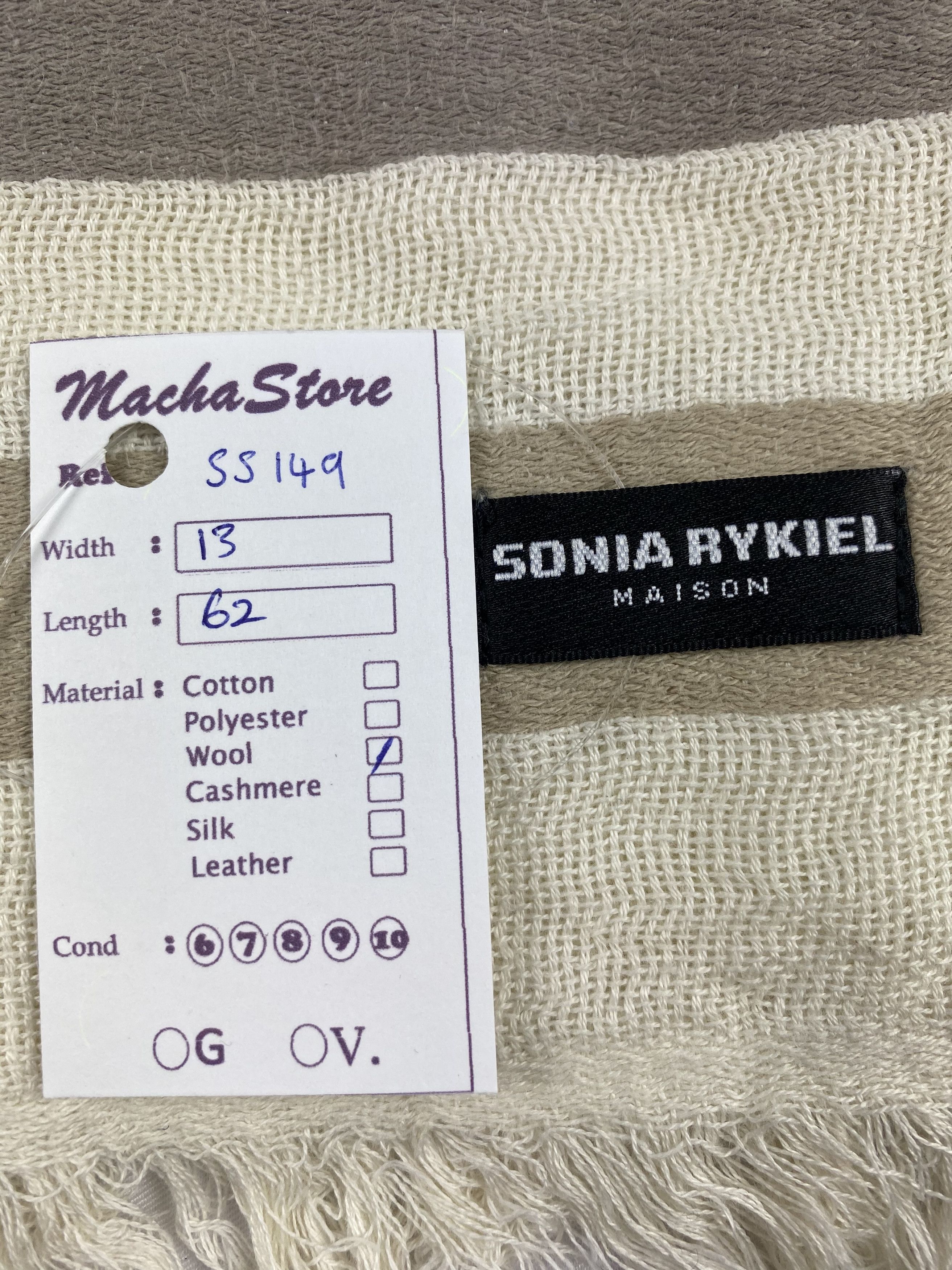 Sonia Rykiel × Vintage Sonia Rykiel Scarf / Muffler / Neckwear Size ONE SIZE - 4 Thumbnail