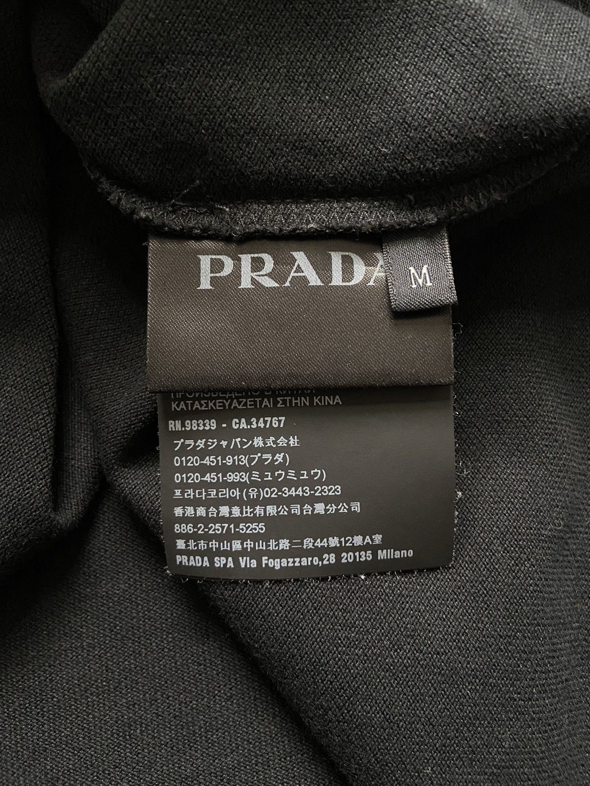 Prada PRADA Polo Shirt Short Sleeve black Tab Size US M / EU 48-50 / 2 - 5 Thumbnail