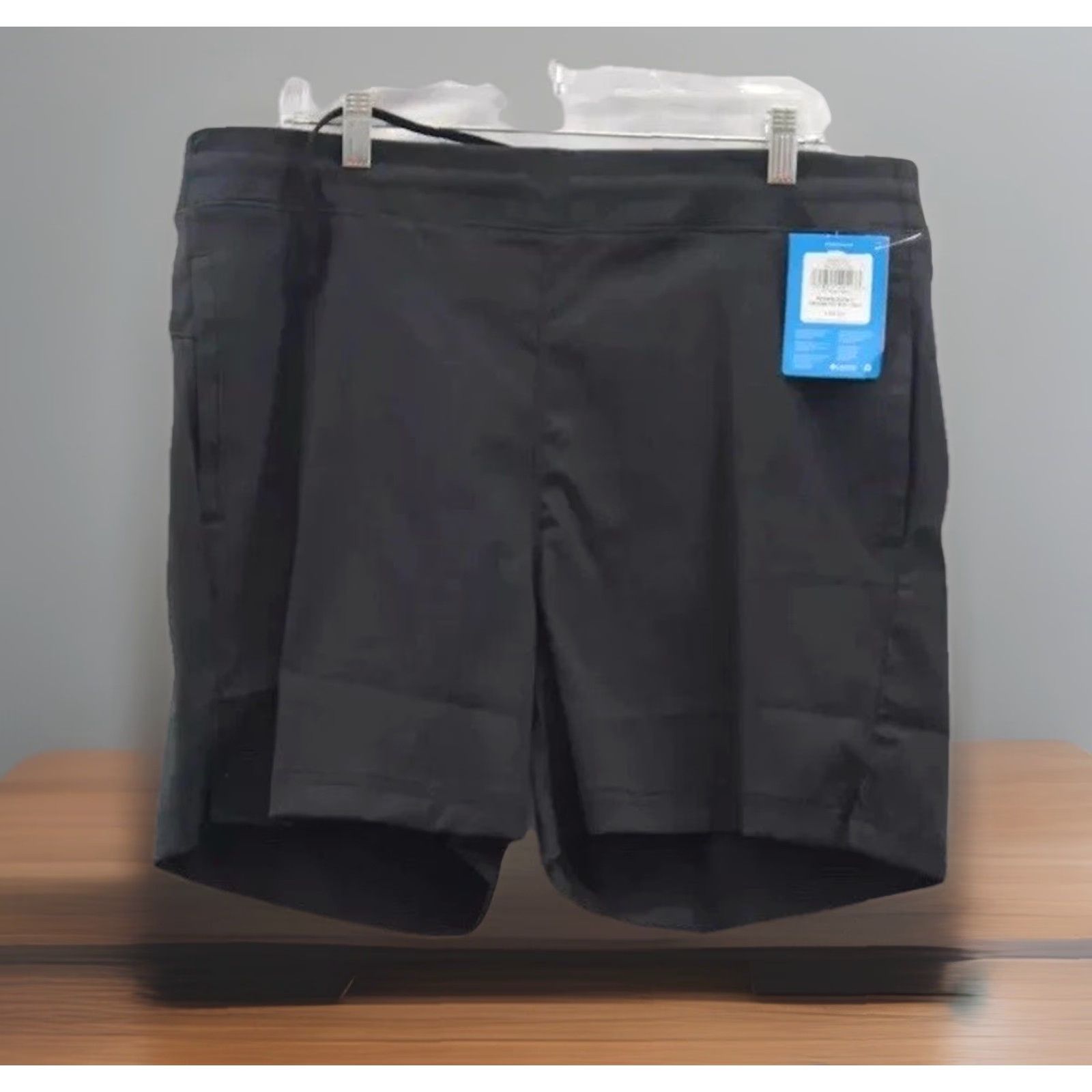 Vintage Columbia Shorts Bermuda Pull-On Mid Rise Active Performance Women XL Black Size 40" / US 18 - 2 Thumbnail