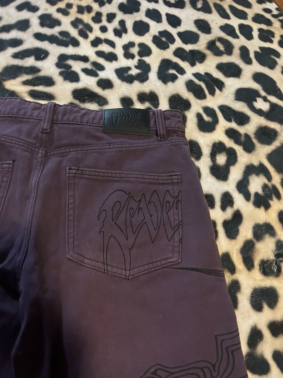 Revenge Revenge denim embroidered cross Size US 30 / EU 46 - 6 Thumbnail