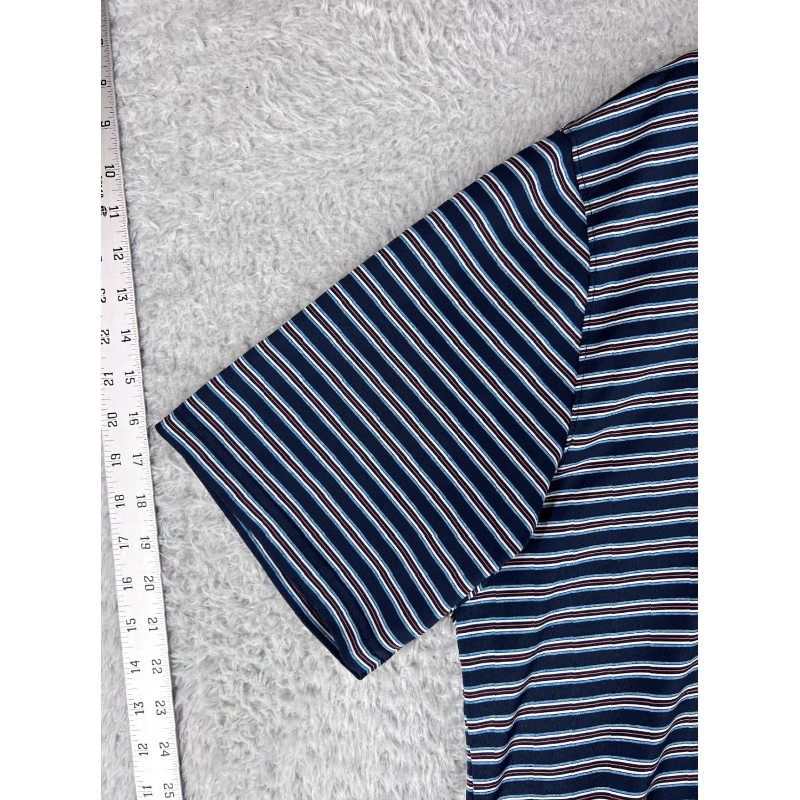 Vintage Greg Norman Polo Shirt Mens XL Blue Striped Golf Lightweight OutDoors Polo Shirt Mens XL Blue Striped Golf Lightweight OutDoors Size US XL / EU 56 / 4 - 4 Thumbnail