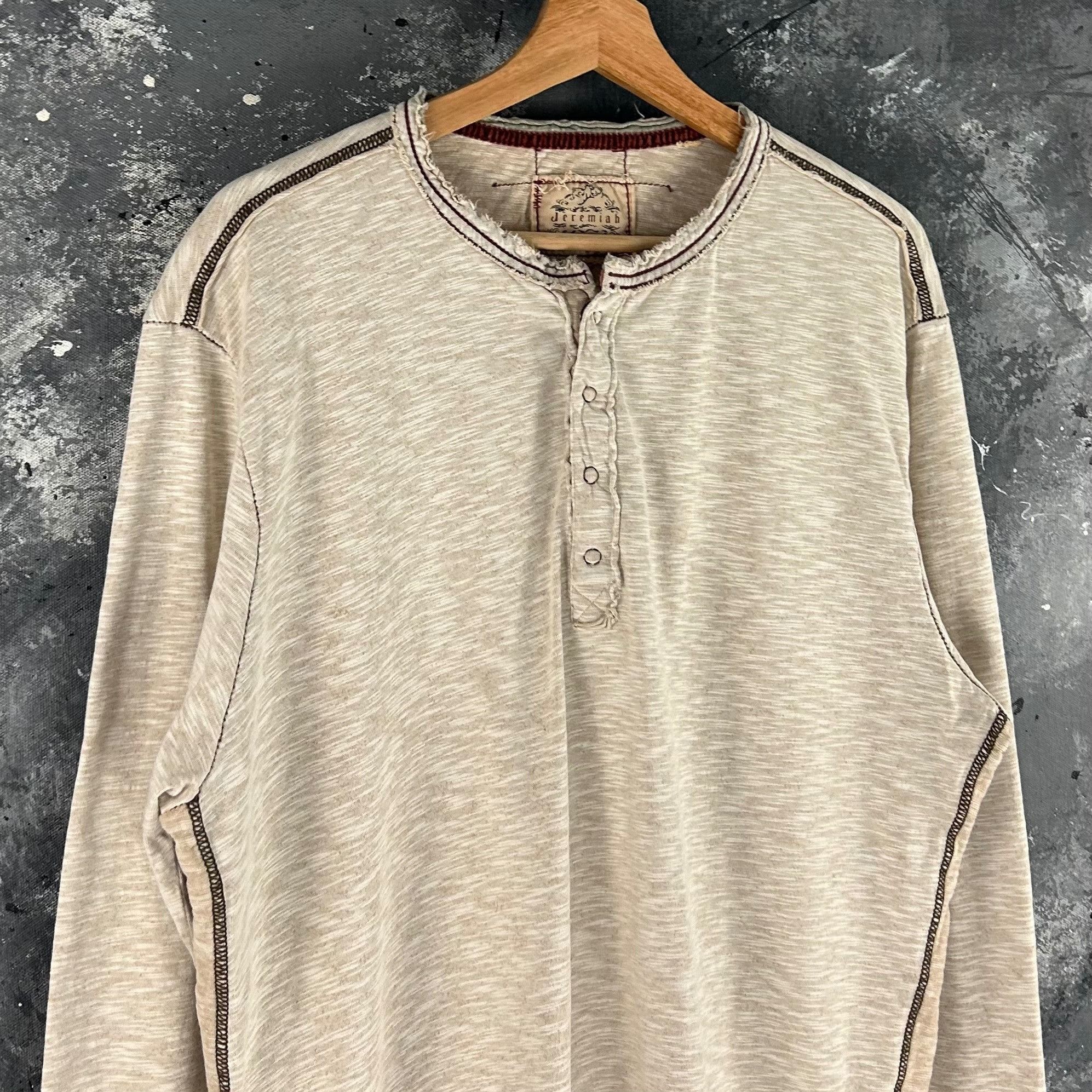 Aeropostale Vintage 2000’s Jeremiah tan long sleeve Size US XL / EU 56 / 4 - 2 Thumbnail
