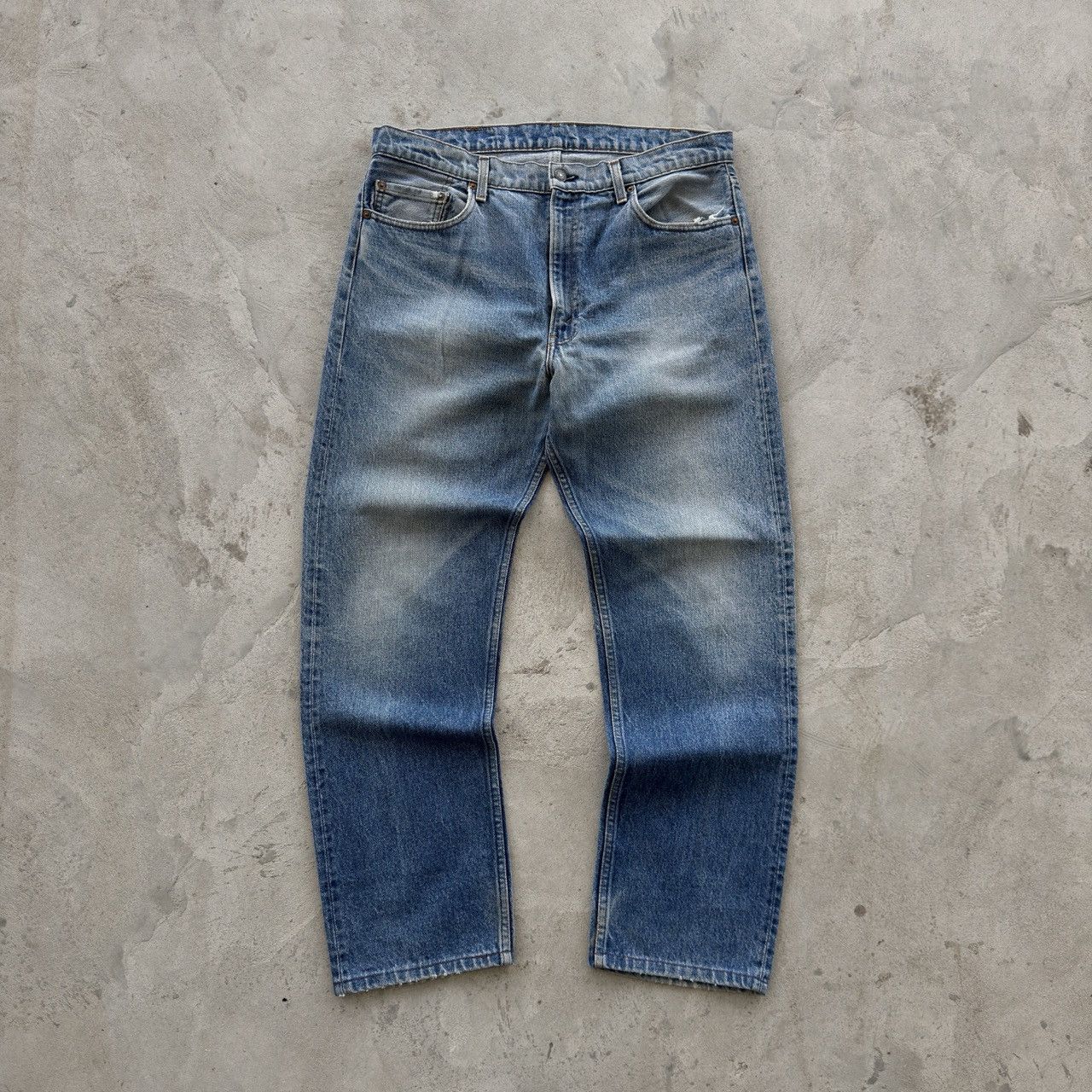 Levi's Vintage Levi’s 501 Straight Leg Denim Jeans Blue Made USA Size US 38 / EU 54 - 2 Thumbnail