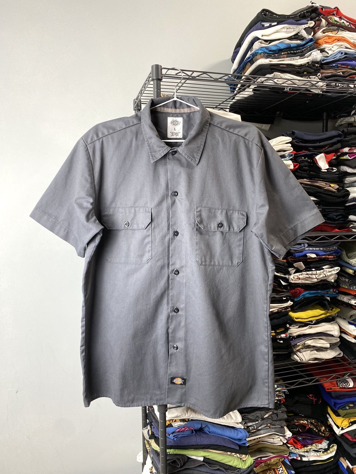Dickies Y2K Vintage Dickies Heavy Shirt Tee Hip Hop Wu Tang Size US L / EU 52-54 / 3 - 1 Thumbnail