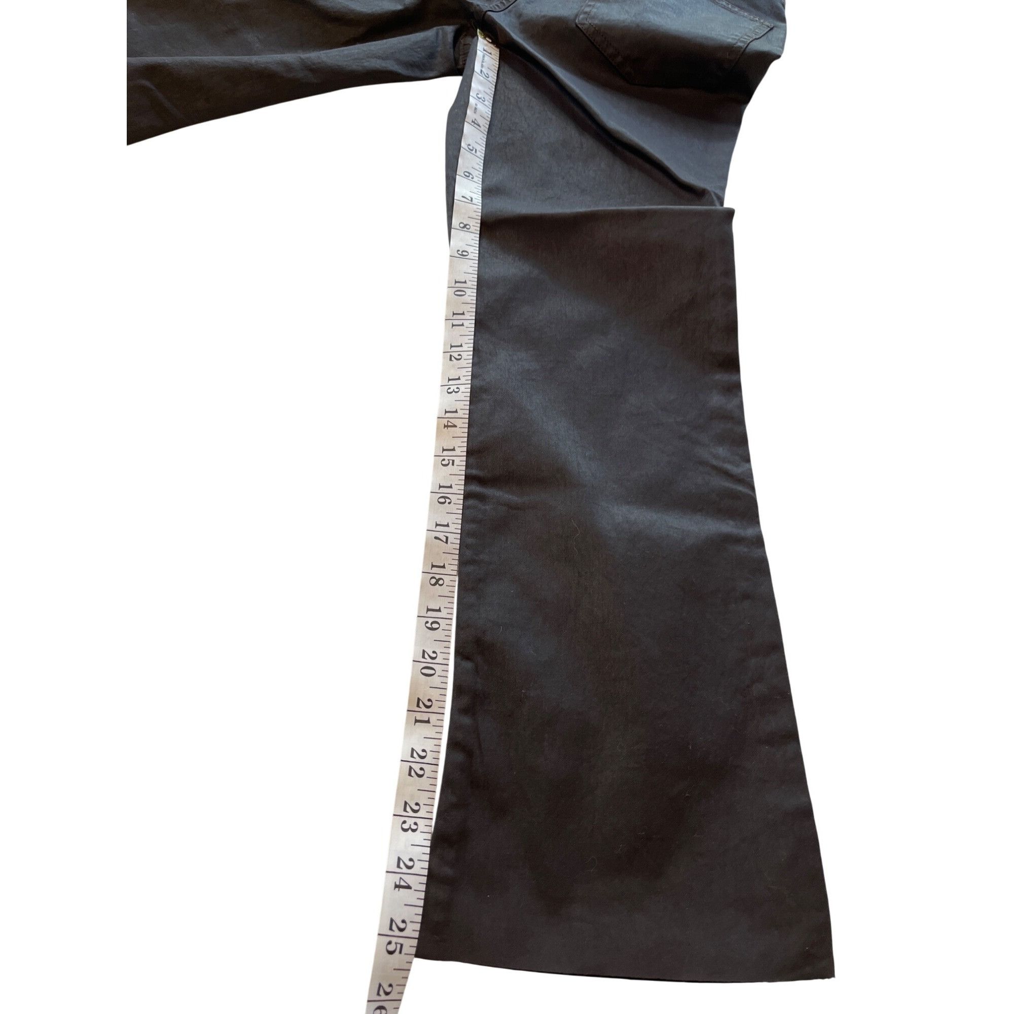 Zara Zara Womens The Dreed Flare Pants Size 8 Black Cotton Blend Size 30" / US 8 / IT 44 - 5 Thumbnail