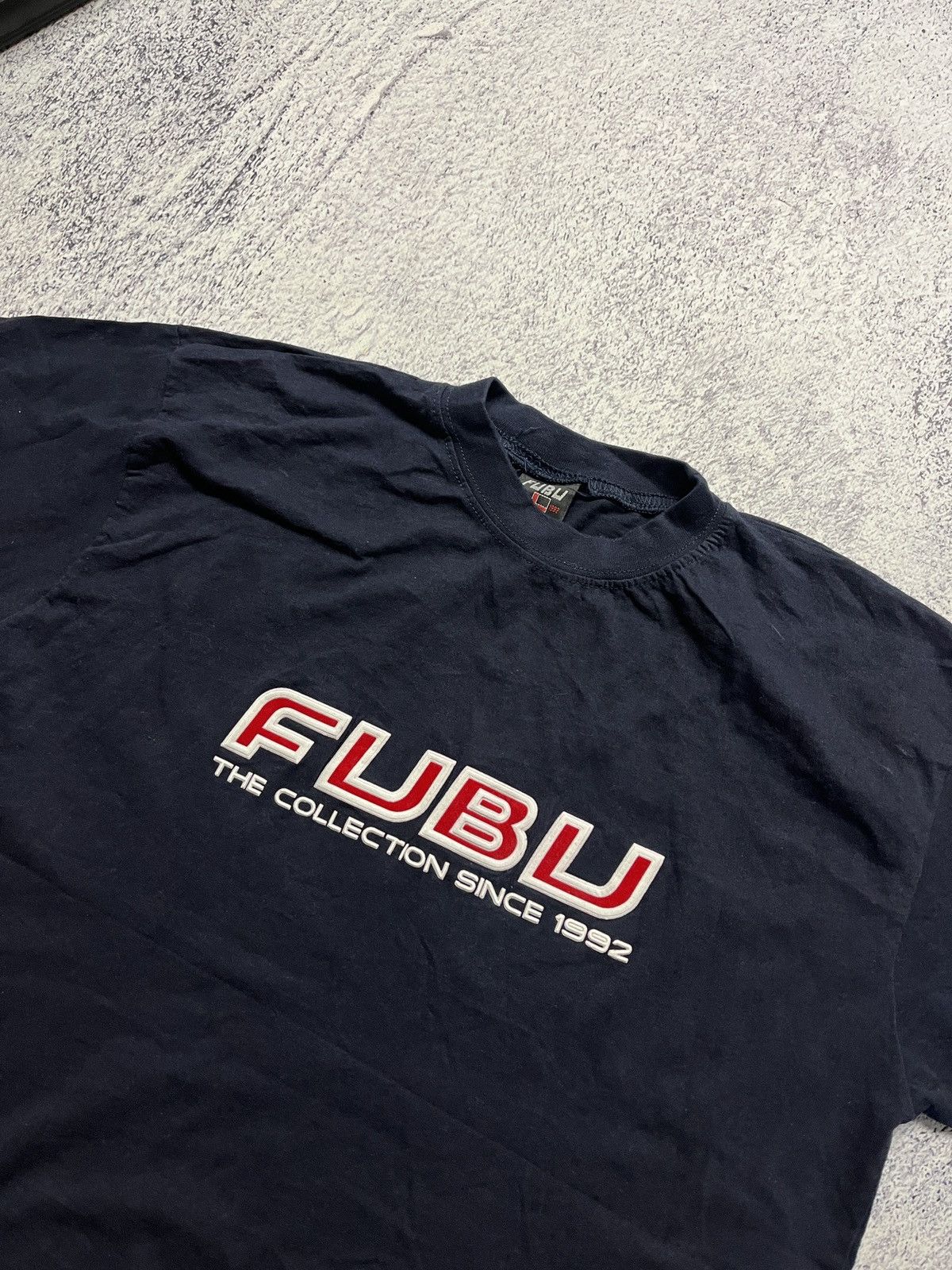 Fubu × Vintage Vintage Fubu The Collection T-Shirt Big Logo Rap USA Hip Hop Size US L / EU 52-54 / 3 - 5 Thumbnail