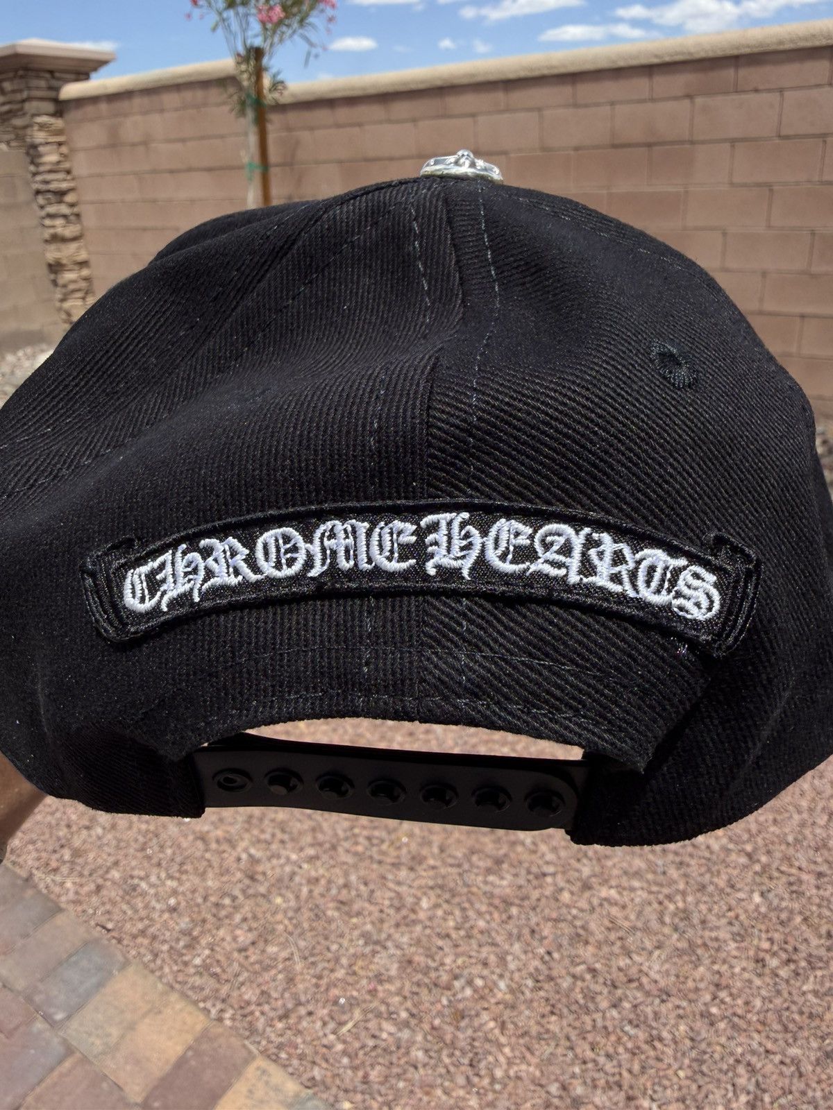 Chrome Hearts Chrome Hearts Horseshoe Denim Baseball Hat (Black) New Size ONE SIZE - 4 Thumbnail