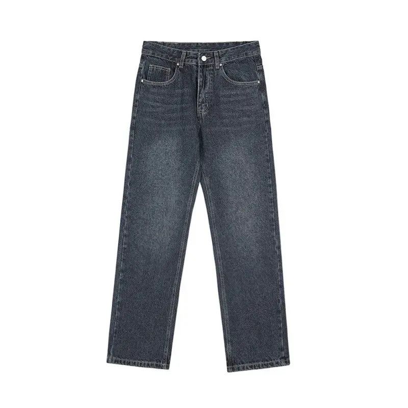 Japanese Brand Retro straight tube loose wide leg casual jeans Size US 32 / EU 48 - 6 Thumbnail