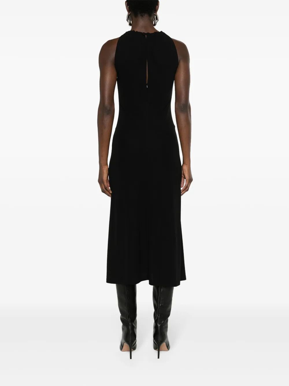 Givenchy o1y0925 Midi Dress in Black Size S / US 4 / IT 40 - 5 Thumbnail