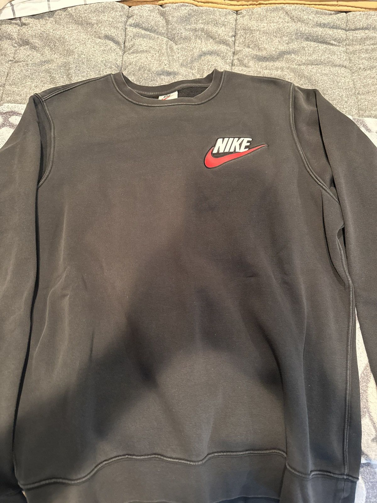 Supreme X Nike Black Crewneck FW18