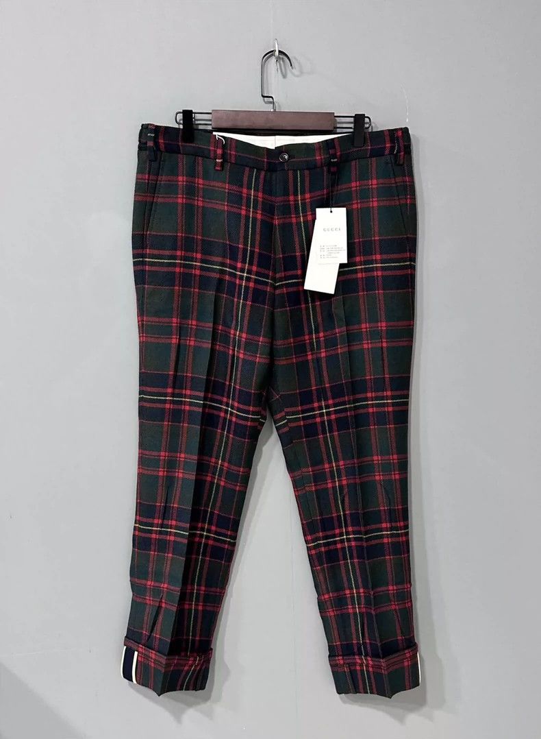 Gucci Gucci Pure wool plaid trousers 2503-Nextarrow Size US 34 / EU 50 - 2 Thumbnail