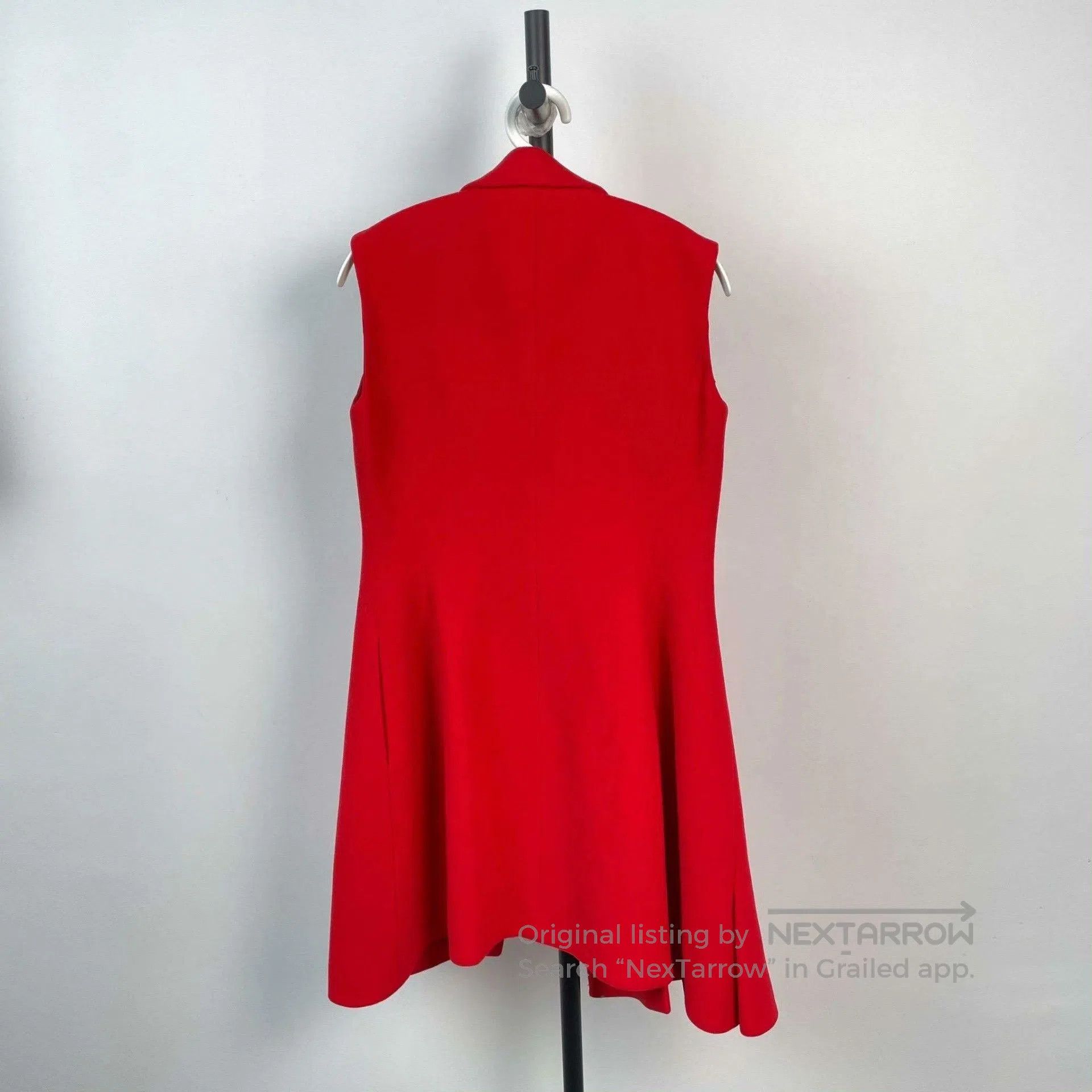 Dior Dior Red Wool Sleeveless Coat. Size S / US 4 / IT 40 - 2 Thumbnail