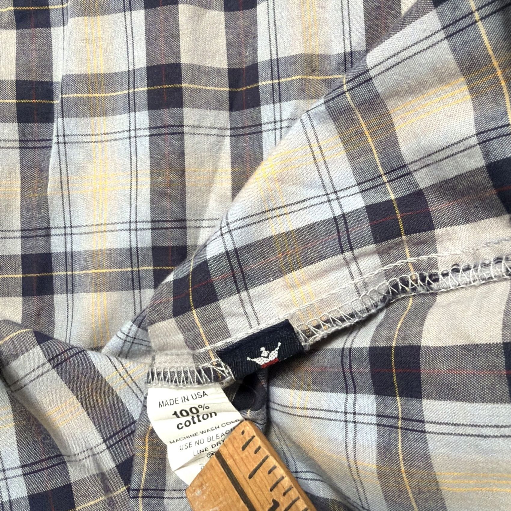 Vintage Vintage Stussy Plaid Flannel Pullover Button Shirt Made USA Skate Streetwear L (L) Size US L / EU 52-54 / 3 - 6 Thumbnail