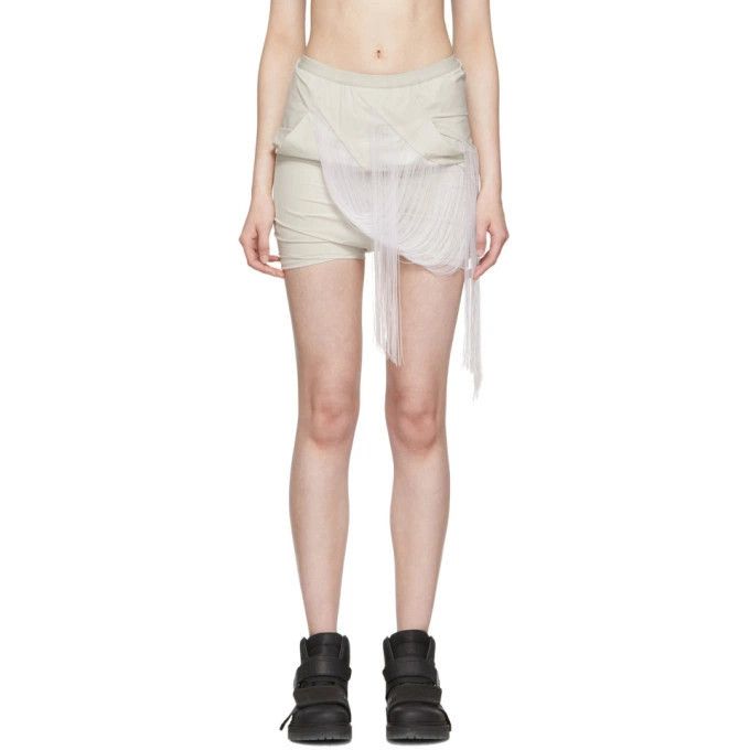 Rick Owens o1y0126 Short in Light Gray Size 28" / US 6 / IT 42 - 1 Thumbnail