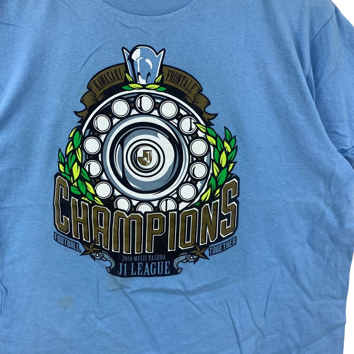 Other KAWASAKI FRONTALE FOOTBALL Champions J League Tee Shirt Size US M / EU 48-50 / 2 - 6 Thumbnail