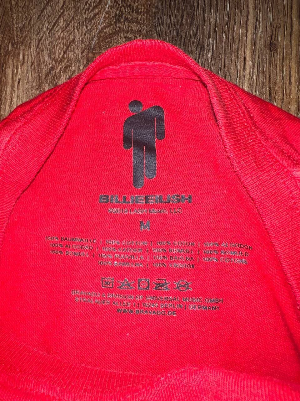 Band Tees × Billie Eilish × Ghost Supply Billie Eilish Flamed Ghost T-Shirt Size US M / EU 48-50 / 2 - 8 Thumbnail
