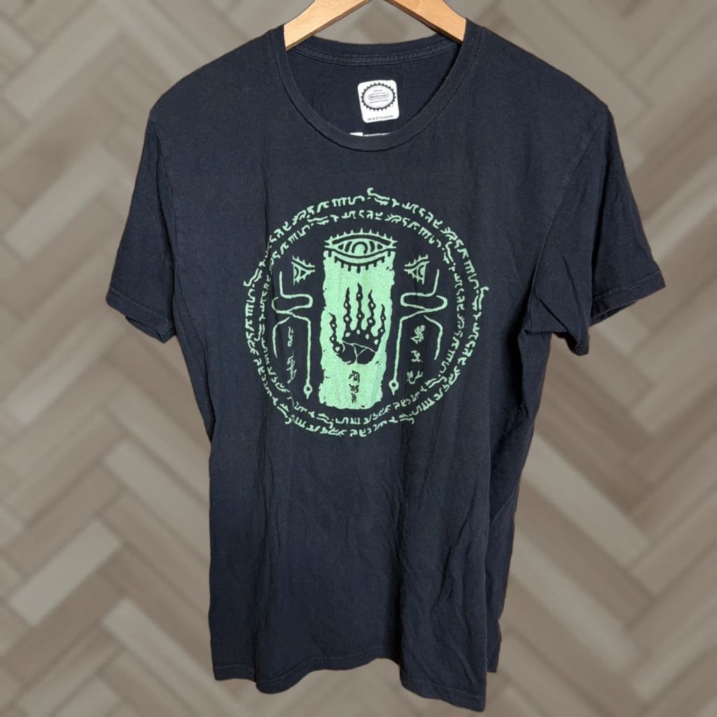 Nintendo Zelda Tears of the Kingdom Nintendo Official Shirt Video Game Medium T-Shirt Link Black Mens M Size US M / EU 48-50 / 2 - 1 Thumbnail