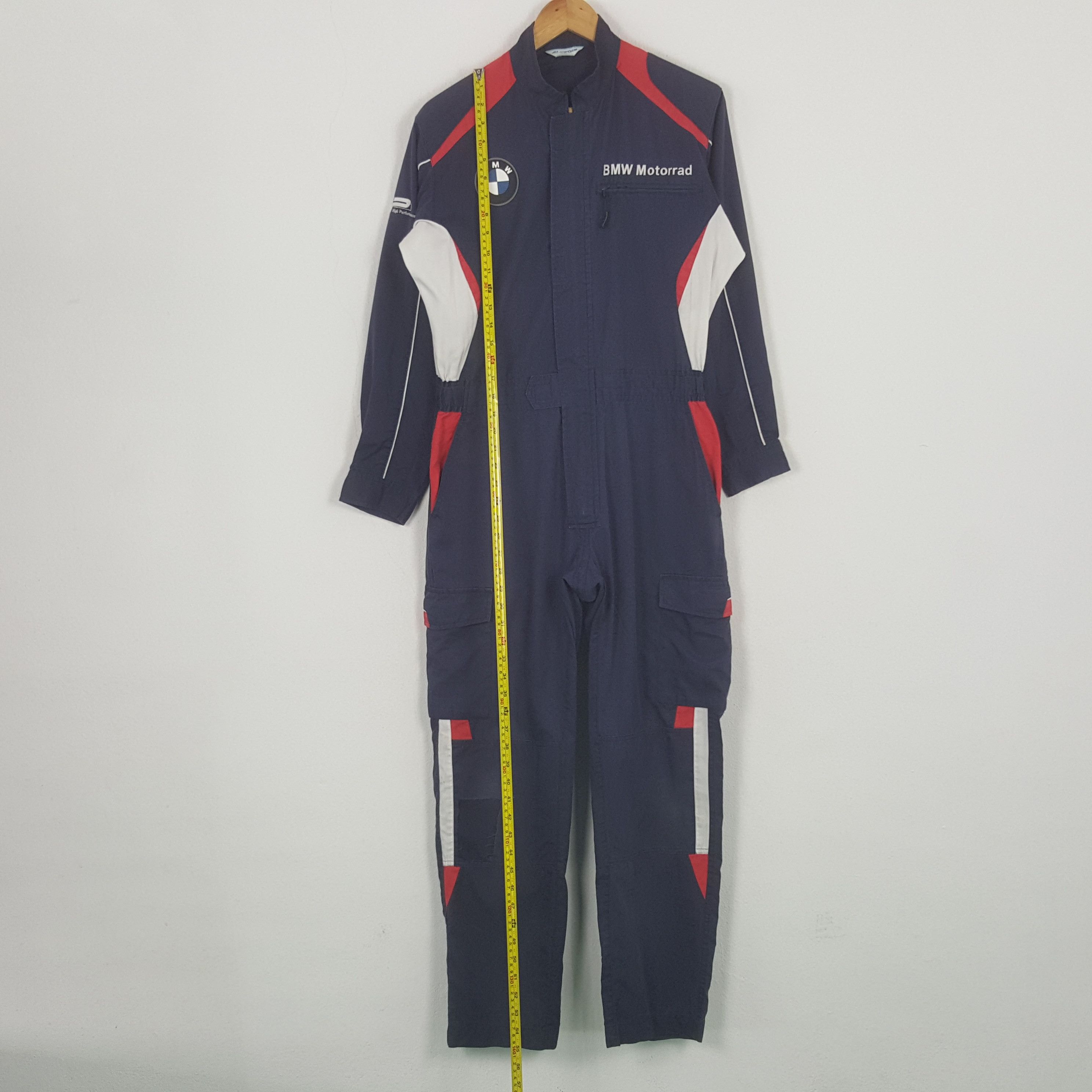 BMW Vintage BMW Motorrad Racing Workwear Coverall Jacket C298N28 Size US XS / EU 42 / 0 - 7 Thumbnail